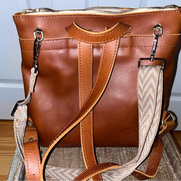 Portland Leather Goods Honey backpack Tote - Picture 2 of 11